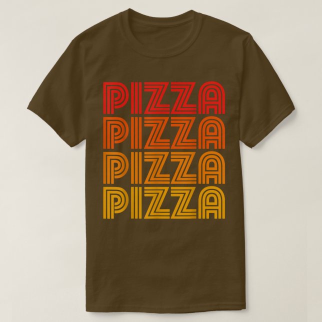 T-shirt Pizza Funny Slice Pizzeria Apizza Party Hot Cheese (Design devant)
