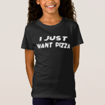 Pizza funT-Shirt Je Veux Juste Pizza Food Slogan