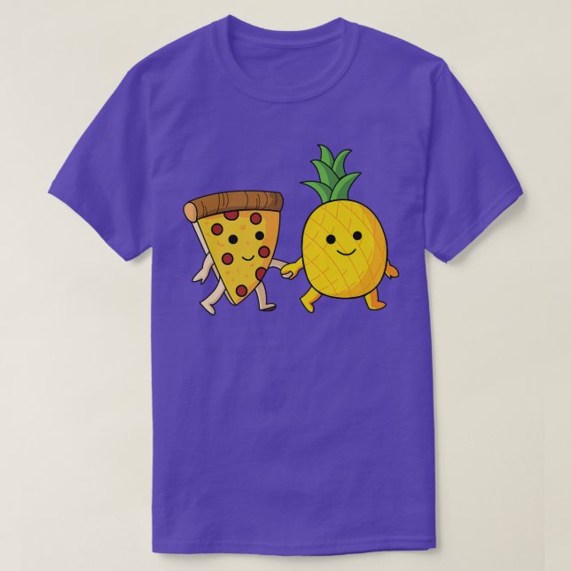 T-shirt Pizza Hawaii Pineapple Pizza Food 692 (Design devant)
