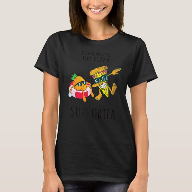 T-shirt Pizza Hawaii Pineapple Pizza Food  7 (Devant)