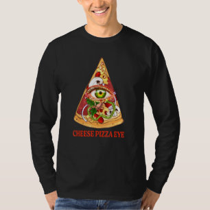 T-shirt Pizza Illuminati Tous Voir L'Oeil