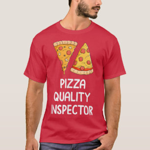 T-shirt Pizza Inspecteur qualité Pizza Love Fromage Pepper