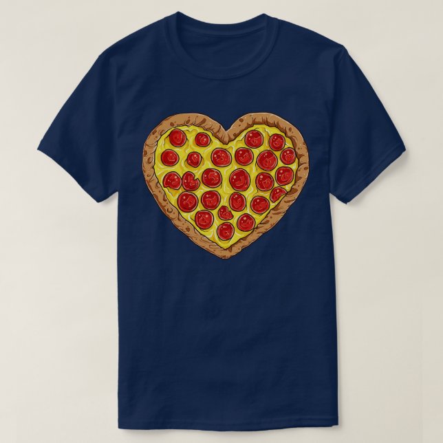 T-shirt Pizza is My Valentine Valentines Day Don pour l'am (Design devant)