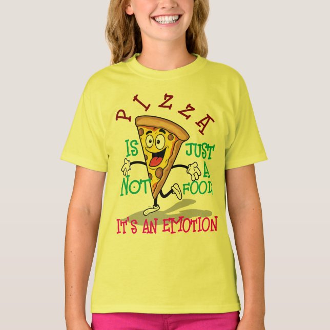 T-shirt Pizza is not just a food, it's an emotion (Devant)