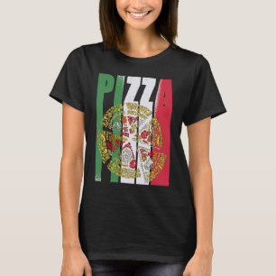 T-shirt Pizza Italie Drapeau Pizzeria Pizza Baker Pizza