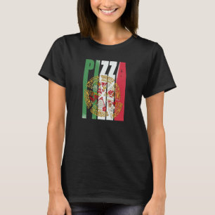 T-shirt Pizza Italie Drapeau Pizzeria Pizza Boulanger Pizz