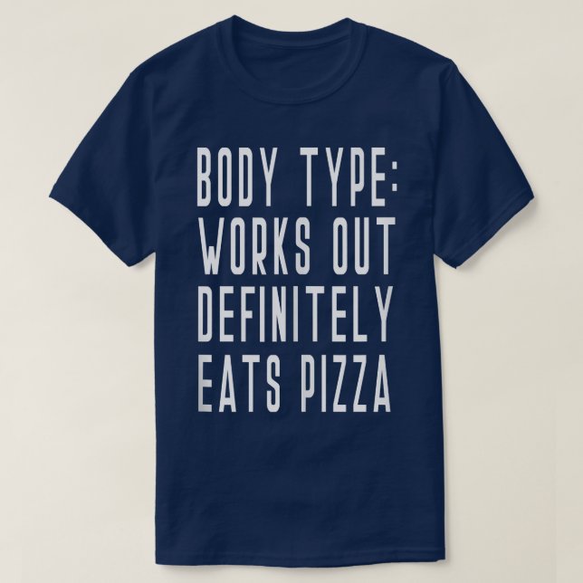 T-shirt Pizza Italie Drôle Yoga Exercice Barre Sport (Design devant)