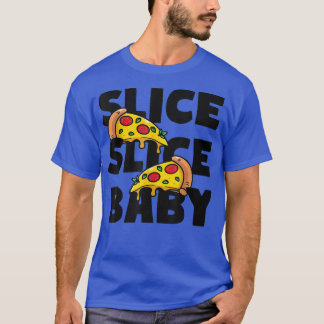 T-shirt Pizza italienne Pizza pour bébés Slice Slice 