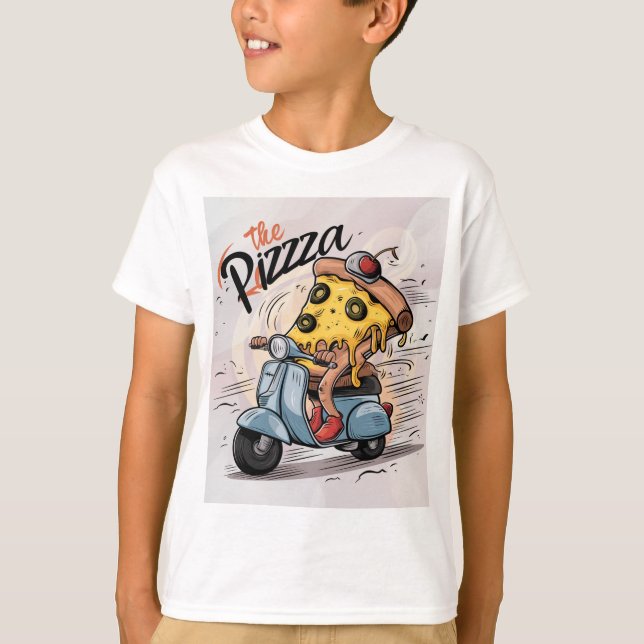 T-shirt Pizza Joyride (Devant)