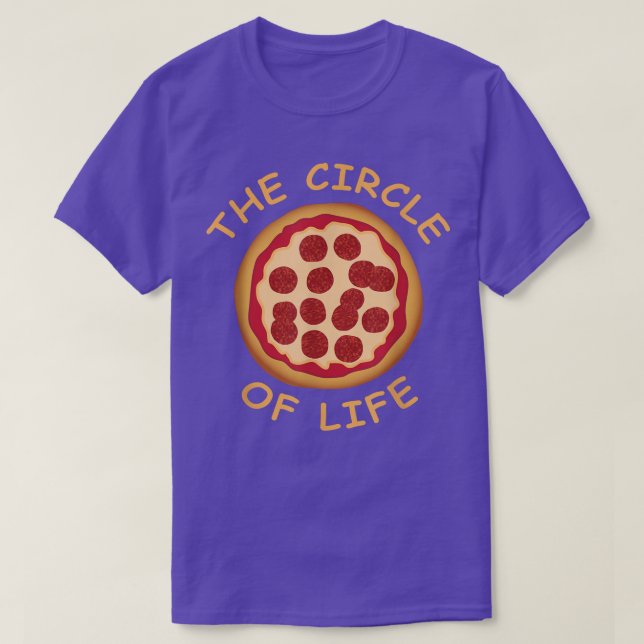 T-shirt Pizza Le Cercle De Vie 24474527 (Design devant)