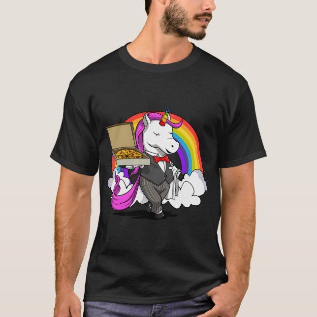 T-shirt Pizza Licorne (Devant)