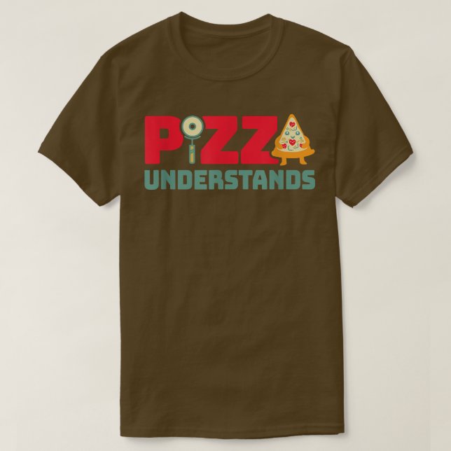 T-shirt Pizza Lover Vintage Retro Comprend (Design devant)
