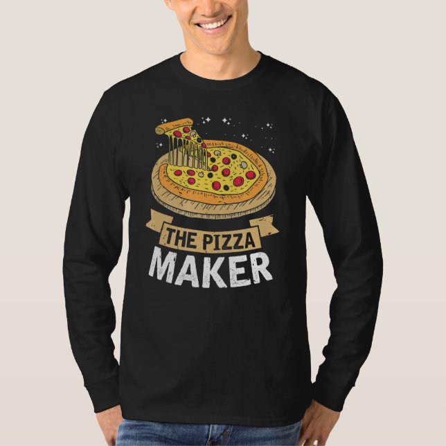 T-shirt Pizza Maker Fast Food Fromage Crust Love (Devant)