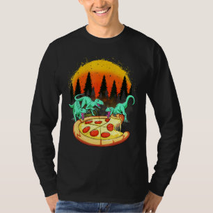 T-shirt Pizza mangeuse Dinosaure Raptor