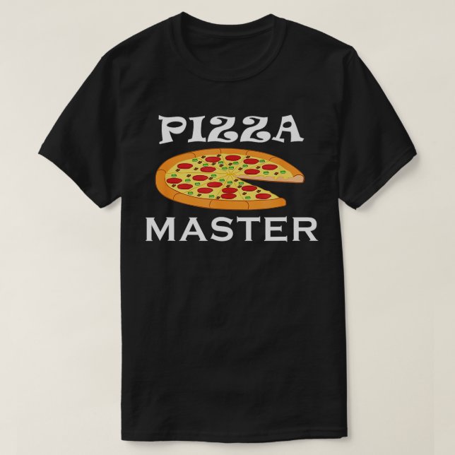 T-shirt Pizza Master Hobby Pizza Chef Drôle Dit3500 (Design devant)