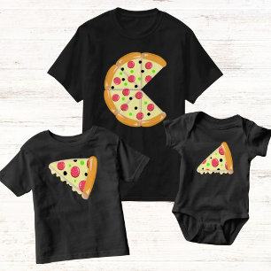 T-shirt Pizza Moins Deux Tranches Fête des Pères Hommes No