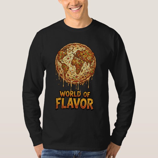T-shirt Pizza Overload Planet (Devant)