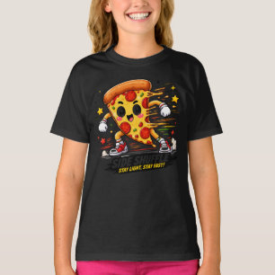 T-shirt Pizza Pepperoni Mignon Mascotte de Dessin Animé po
