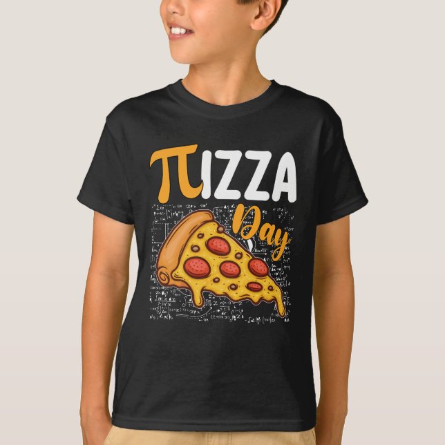 T-shirt Pizza Pi Day Mathématiques Amateurs (Devant)