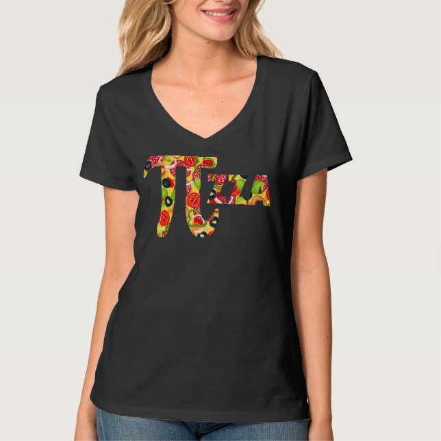 T-shirt Pizza Pi Funny Pi Day Funny Pizza Pi 1 (Devant)