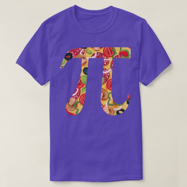 T-shirt Pizza Pi Funny Pi jour drôle Pizza  (Design devant)