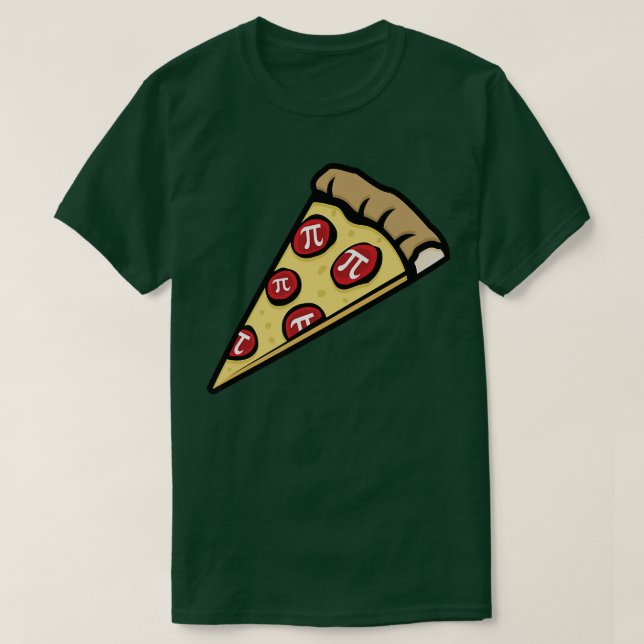 T-shirt Pizza Pi Funny Pizza Pie Avec Pi Toppings Math 224 (Design devant)