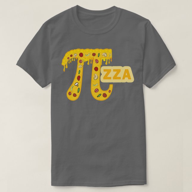 T-shirt Pizza Pi Math Amateurs École Enseignant Étudiant (Design devant)