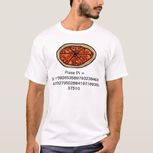 T-shirt Pizza Pi Mathématique