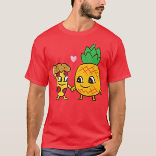 T-shirt Pizza Pizza Cute Pizza Hawaii Funny Pineappy
