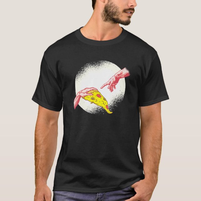 T-shirt Pizza - Pizza Manger Baking Hobby Pizza (Devant)