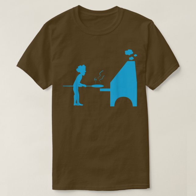 T-shirt Pizza, pizza, pizzeria, boulangerie, profès (Design devant)