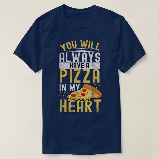 T-shirt Pizza Pizzeria Alimentation Cadeau Italien Pâtes D (Design devant)