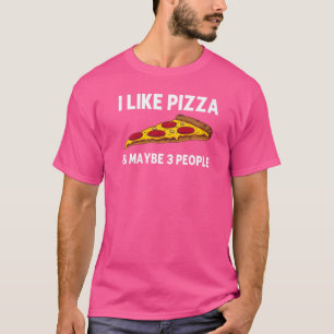 T-shirt Pizza Pour Hommes Femmes Alimentation Italienne Pi