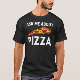 T-shirt Pizza Pour Hommes Femmes Alimentation Italienne Pi