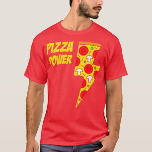 T-shirt Pizza Power Food Lover Italien Food Drôle Men Pizz