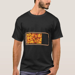 T-shirt Pizza Power Slice Batterie Pizzeria Pizzaiolo Ital