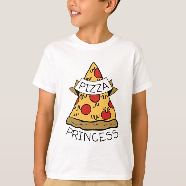 T-shirt Pizza Princess (Devant)