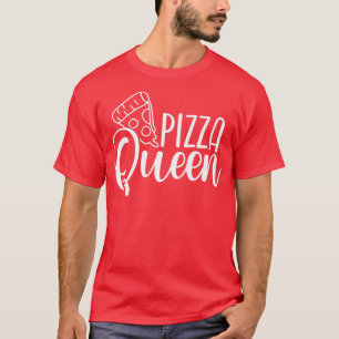 T-shirt Pizza Queen Pasta Lover Alimentation Amateur de no