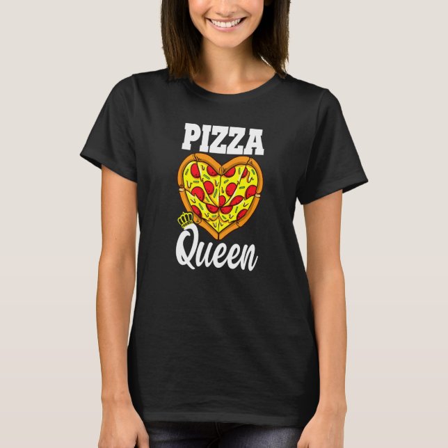T-shirt Pizza Queen  Pizza Chef (Devant)