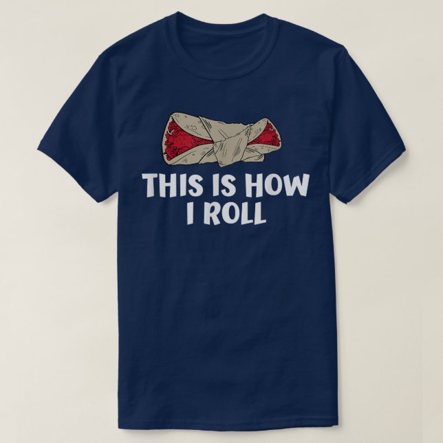 T-shirt Pizza Rolls Funny Fromage Restauration rapide Amat (Design devant)