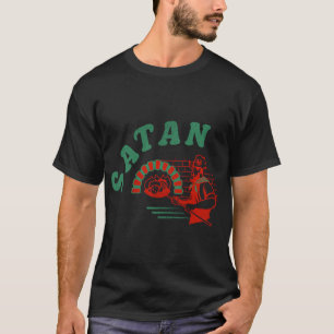T-shirt Pizza Satan Occult Punk Goth Baphomet Devil Noir