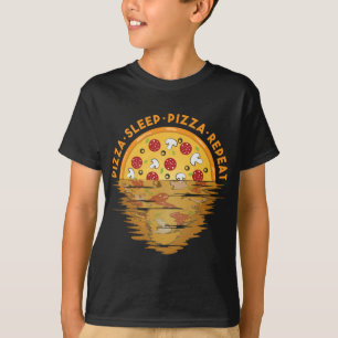 T-shirt Pizza Sleep Pizza Repeat - Pizza Party