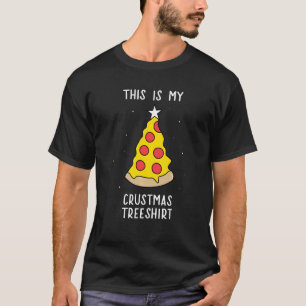 T-shirt Pizza Slice de Noël Funny Tree
