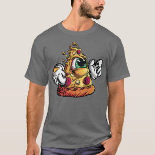 T-shirt Pizza Slice Monster Funny Pizza Love Pizzatarian 2