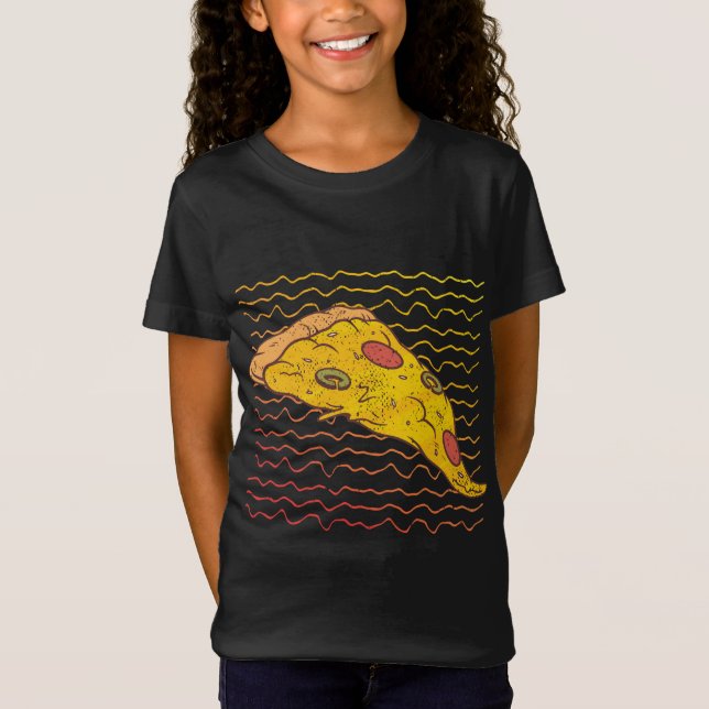 T-Shirt Pizza Slice Pizzaholic Italien Fast Food Lover Foo (Devant)