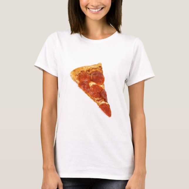 T-shirt Pizza Slice - Une Partie De Pizza (Devant)