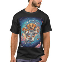 T-shirt Pizza Space Pawty pour hommes et femmes