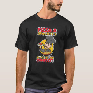 T-shirt Pizza Spaghetti Problèmes Forgetti Italien Che