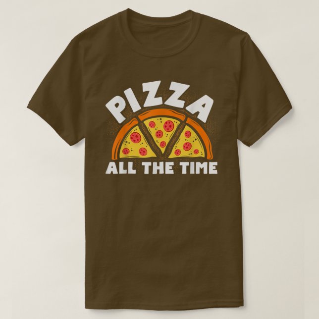 T-shirt Pizza Tout Le Temps Cuisine Italienne Amateur Mang (Design devant)