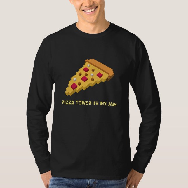 T-shirt Pizza Tower est ma confiture (Devant)